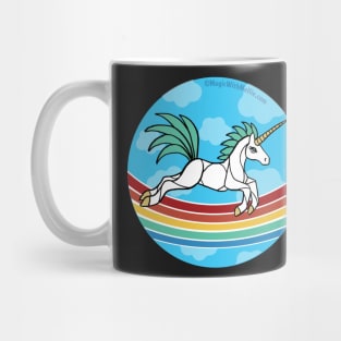 Rainbow Unicorn v7 — Dancing Uniquorn Illustration series Mug